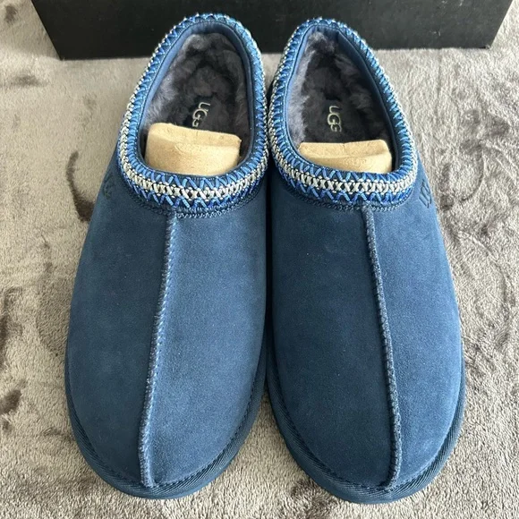 UGG Tasman Slip-Ons with Plush Lining- Deep Ocean (navy) - Picture 2 of 4